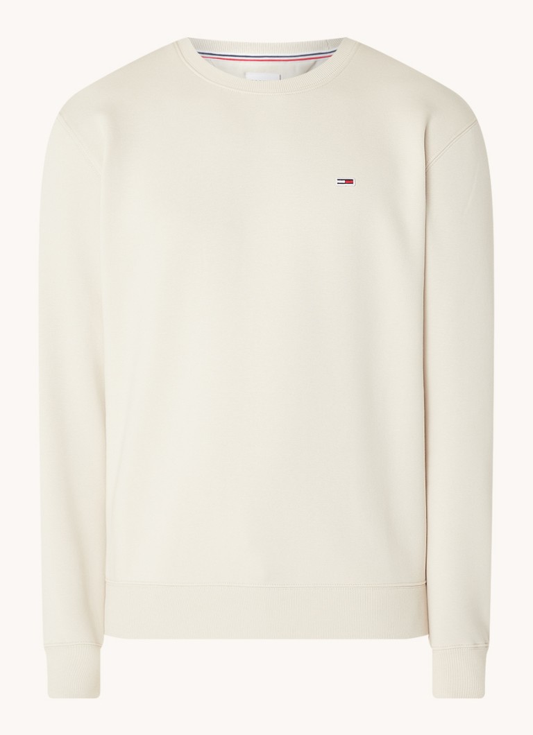 Tommy Hilfiger crew neck sweater with logo embroidery
