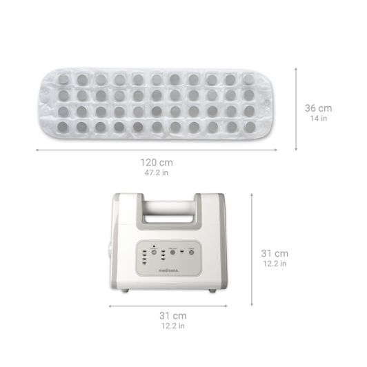 whirlpool met bubbelbadmat MEDISANA