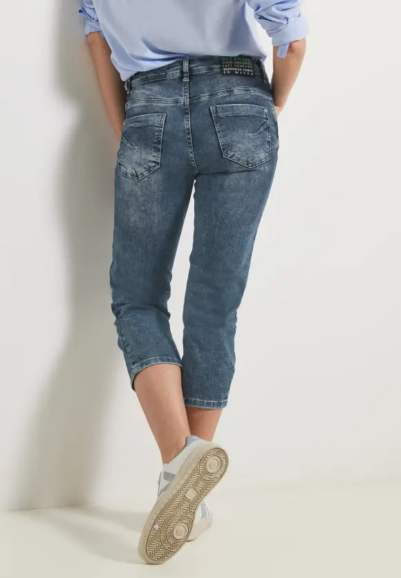 CECIL Loose Fit Jeans in 3/4-Länge