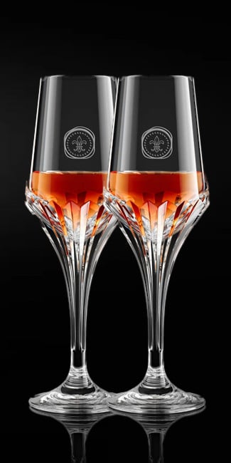 Remy Martin Louis XIII et ses 2 verres en cristal offerts