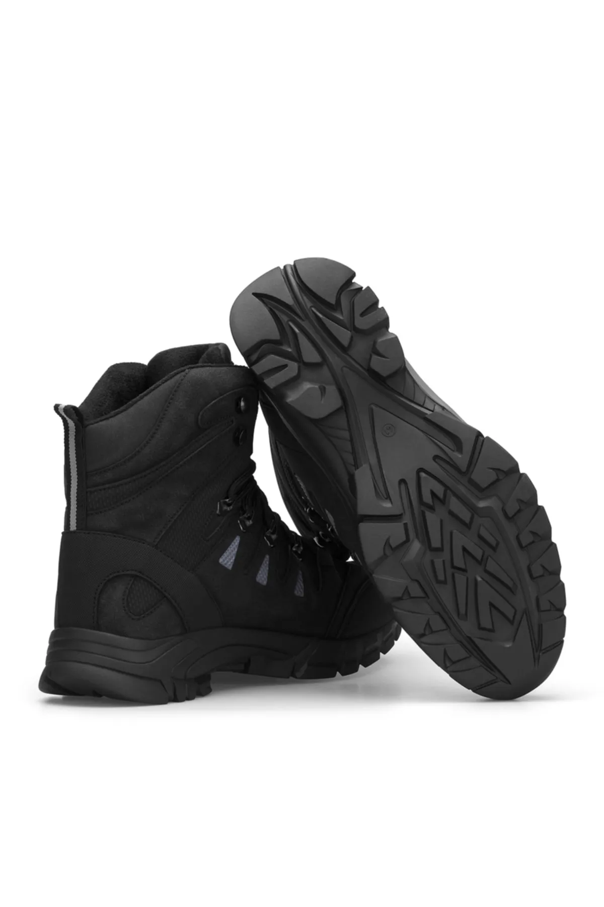 DARK SEER  Schwarze schwarze Unisex-Stiefel und Stiefeletten DS.1633