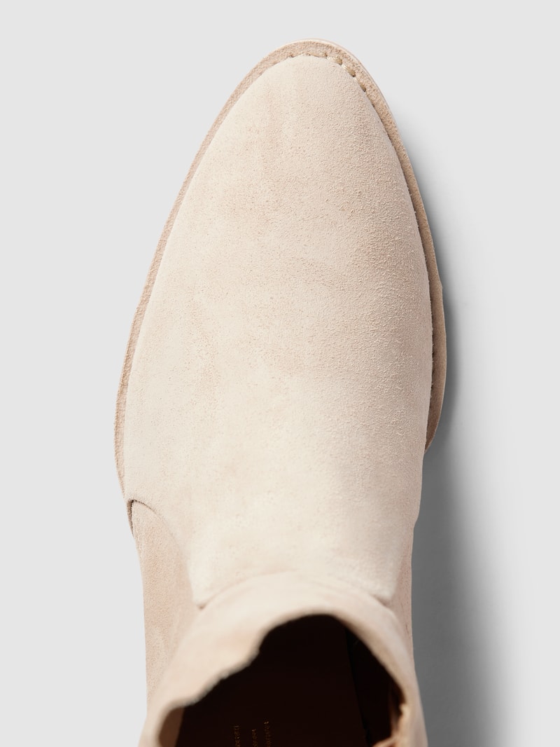 Stiefeletten mit Reißverschluss in taupe