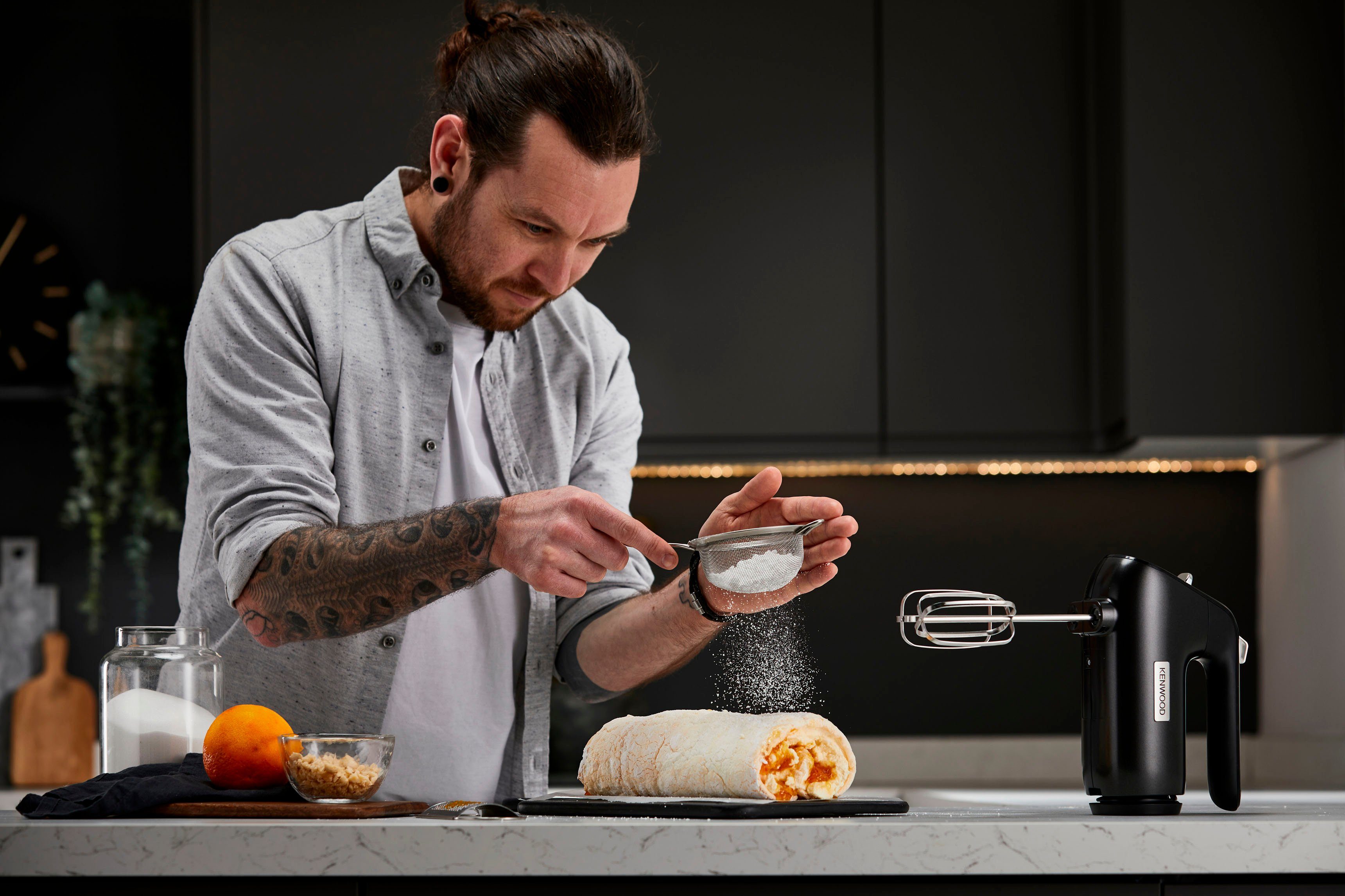 KENWOOD Handmixer QuickMix+ HMP50.000BK, 650 W, schwarz, 650 W, Autograph Collection