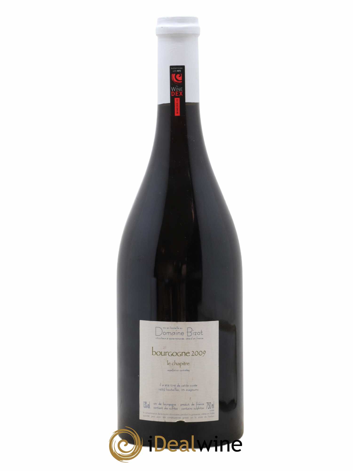 Bourgogne Le Chapitre Bizot (Domaine)  2009 - Lot de 1 Bouteille
