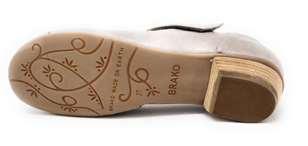 BRAKO Ballerinas grau
