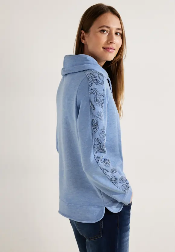 CECIL Sweatshirt mit Volumenkragen