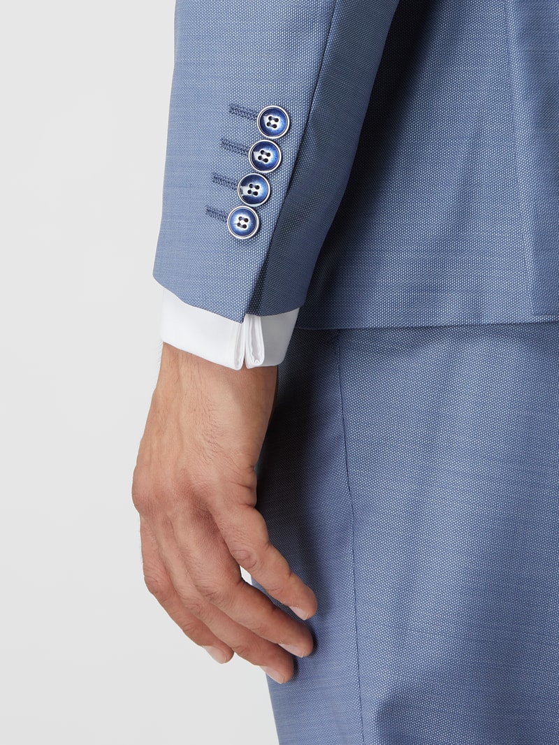 2-Knopf-Sakko mit Stretch-Anteil in bleu