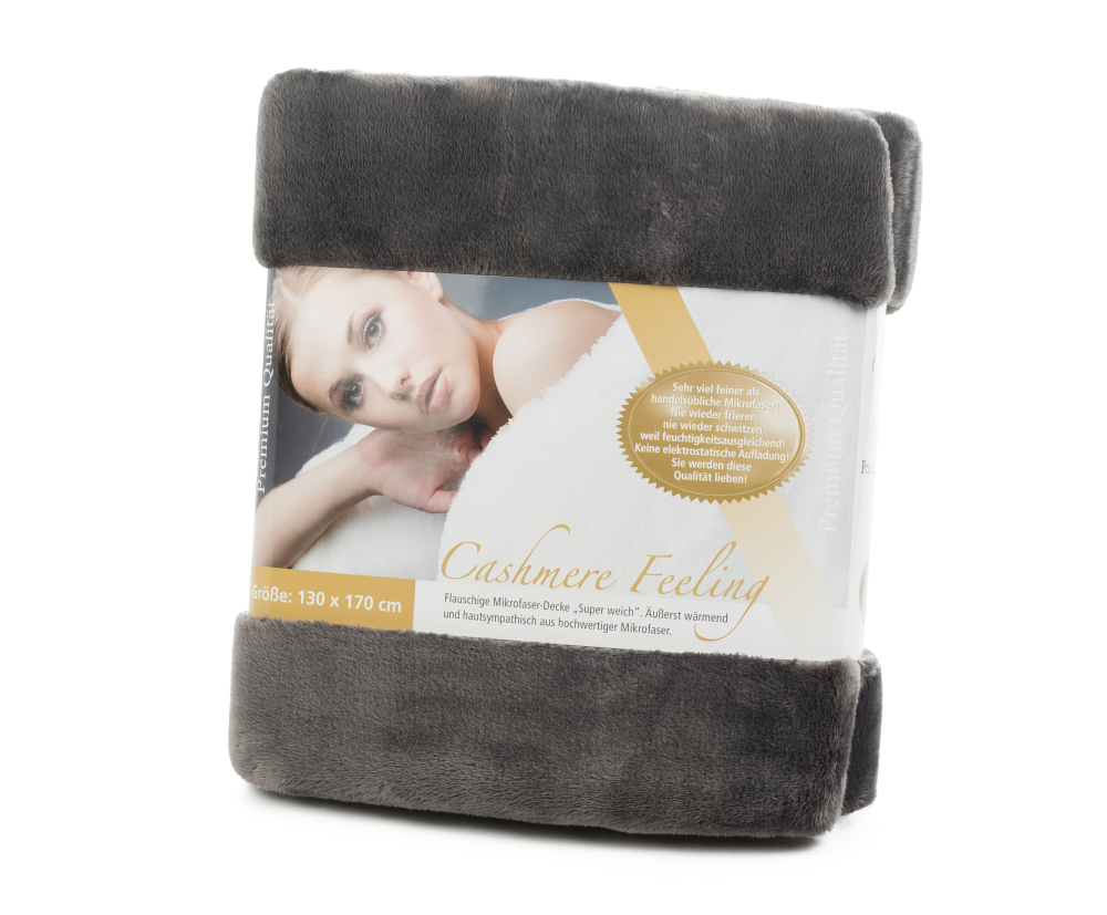 Kuscheldecke Premium anthrazit