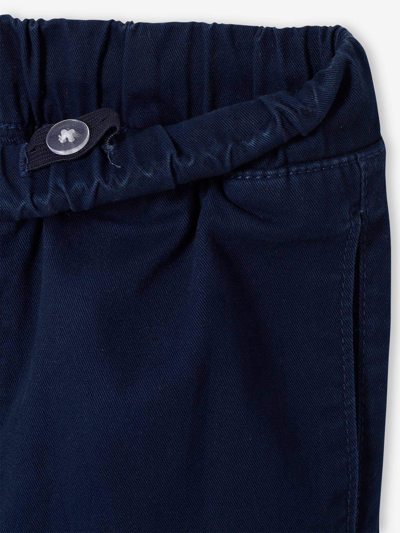 Pantalon battle garçon facile à enfiler navy