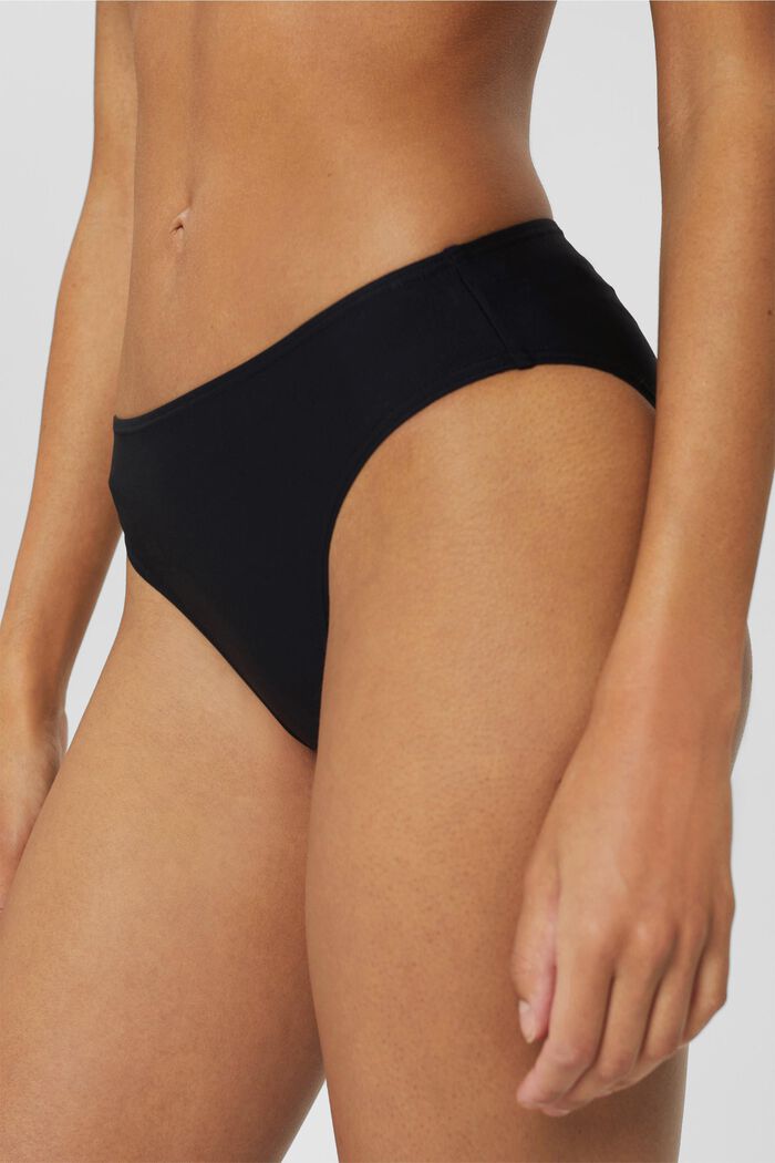 Recycelt: unifarbener Bikinislip