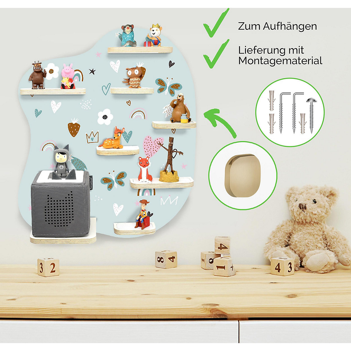 Regal für Musikbox Spring - geeignet für Toniebox
