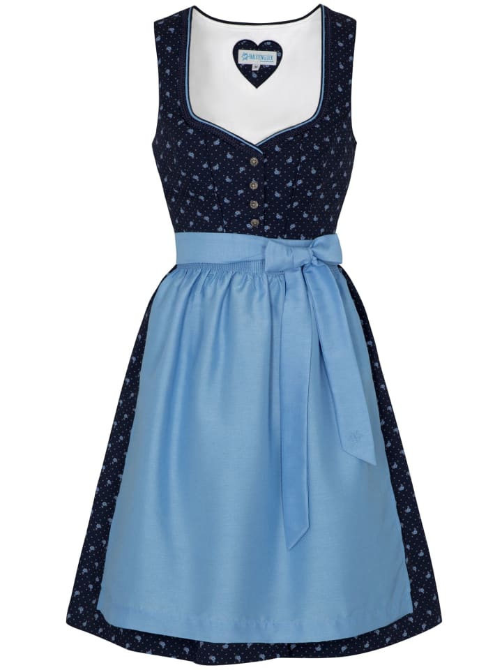 Spieth & Wensky Dirndl in Blau günstig kaufen