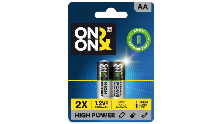 ON&ON Batterien Micro AA 2300 MAH HR6