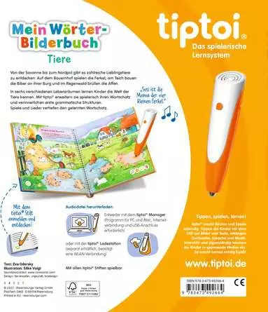 tiptoi® Mein Wörter-Bilderbuch Tiere