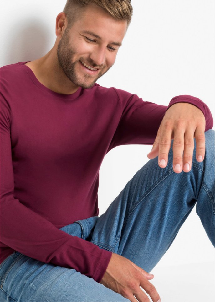 Langarmshirt (3er Pack)