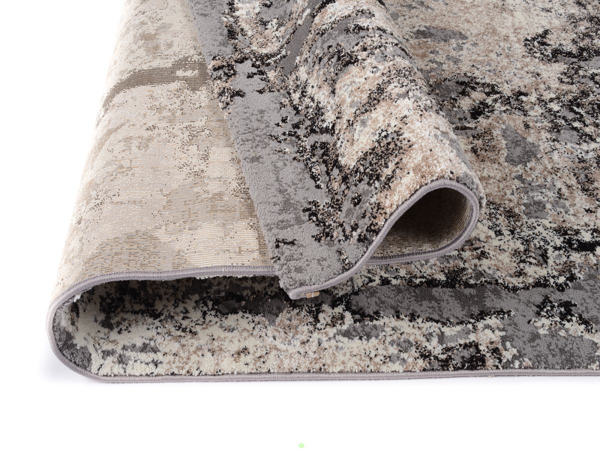 Webteppich Locri Hellgrau 65 x 130 cm