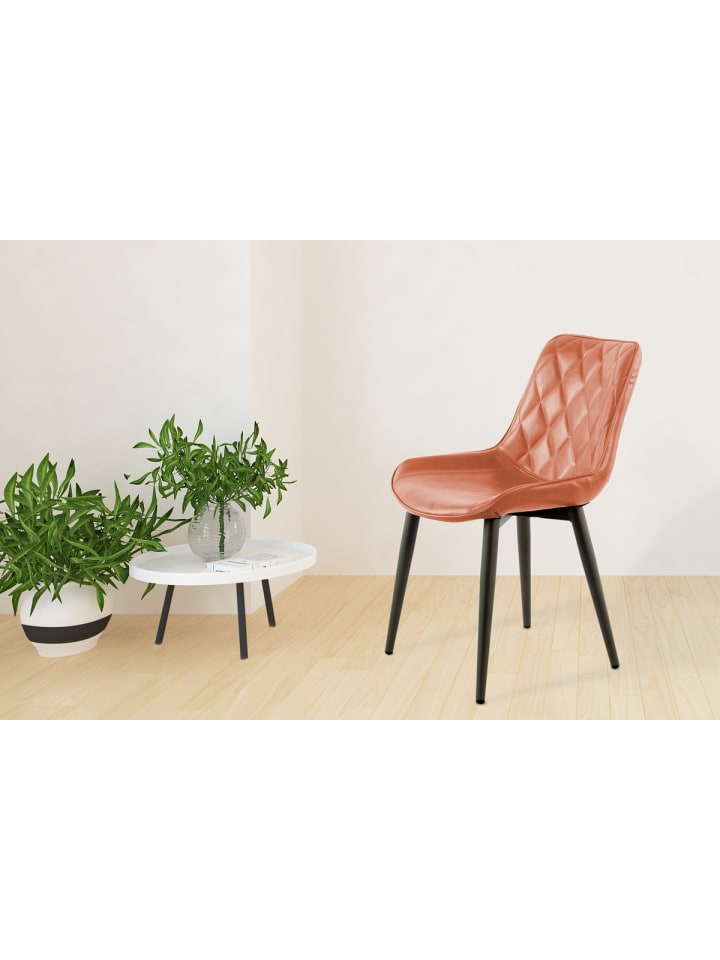 Kayoom 2tlg. Set Stuhl Sarine in Kaffee günstig kaufen onesize