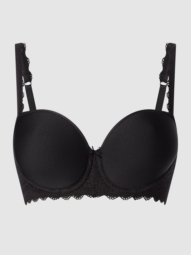Bügel-BH aus Mikrofaser Modell 'Amorous' in schwarz