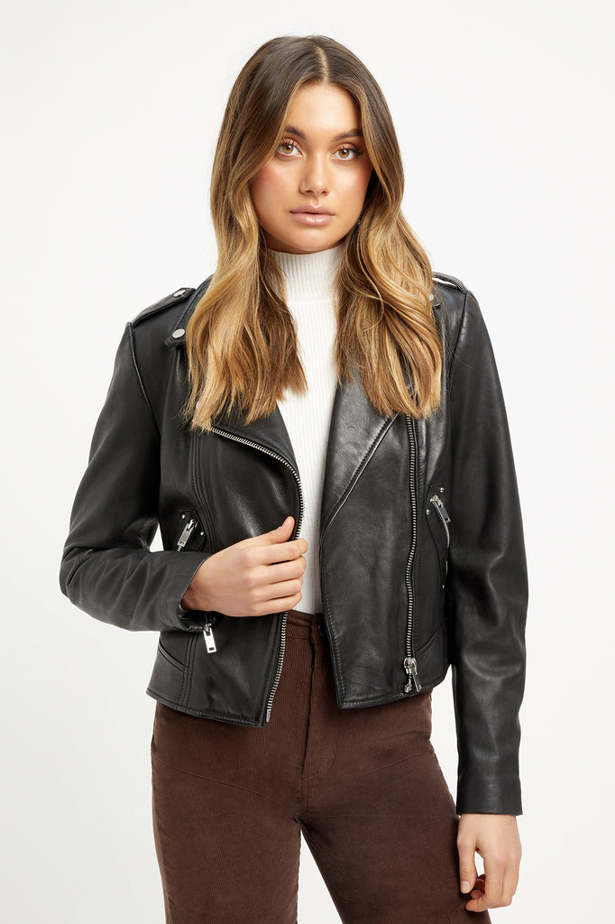 Veste rock zippee