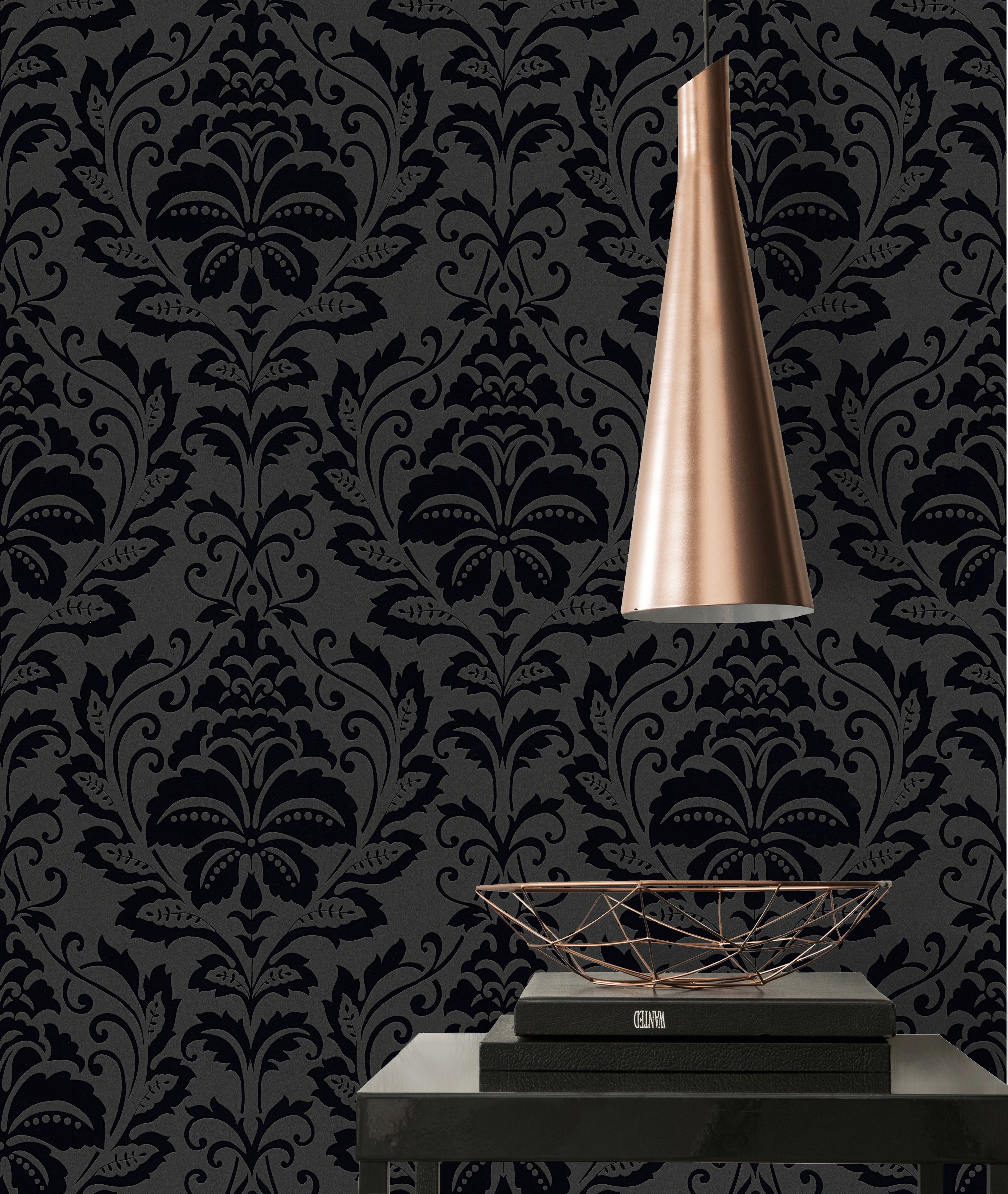 living walls Vliestapete Black & White, Barock, Ornament Tapete Barock