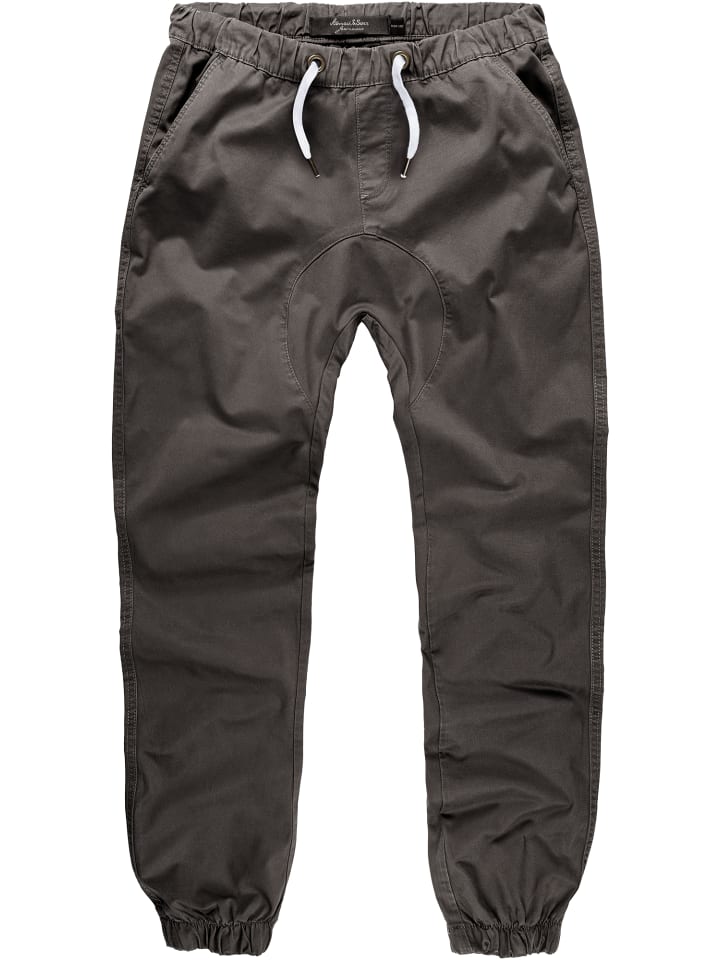 Amaci&Sons Basic Jogger-Chino NEW JERSEY in Anthrazit günstig kaufen