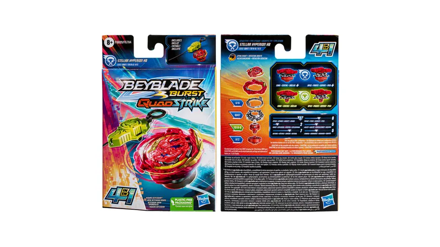 Hasbro - Beyblade Burst QuadStrike Starter Pack, 1 Stück, sortiert