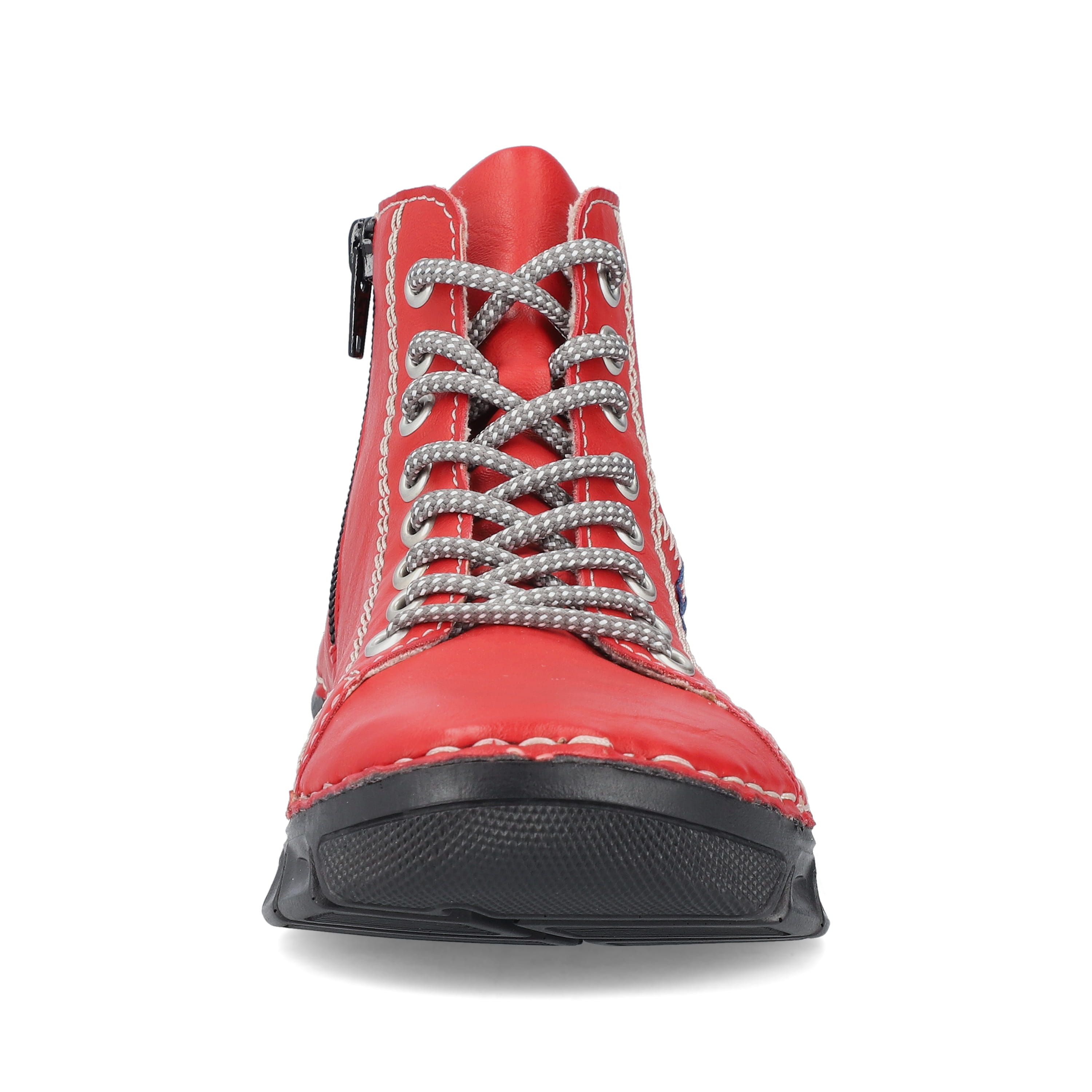 Rieker Damen Schnürschuhe feuerrot