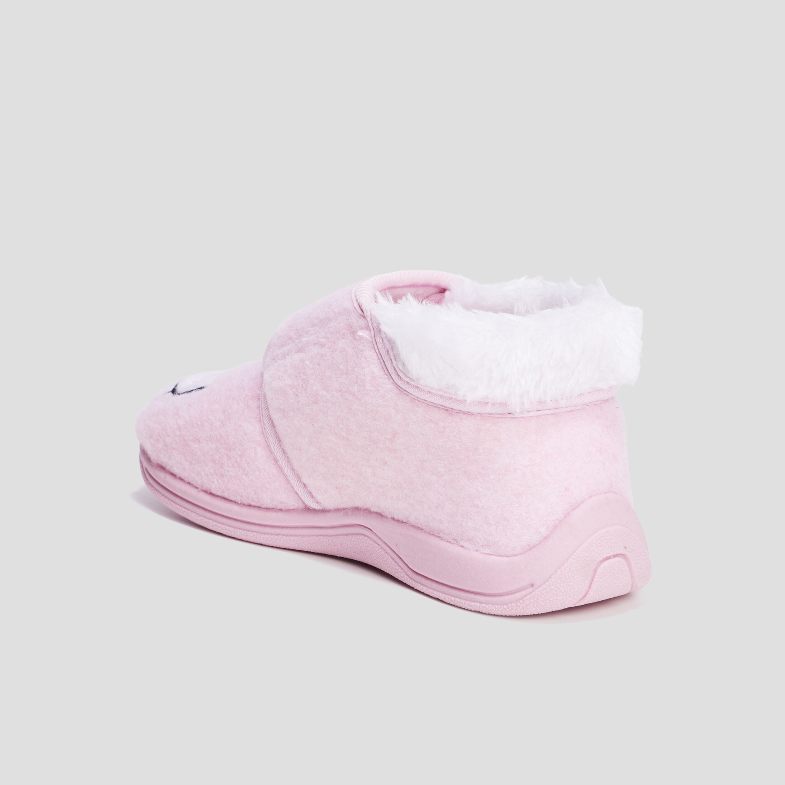 Chaussons bottillons fourrés rose fille | La Halle