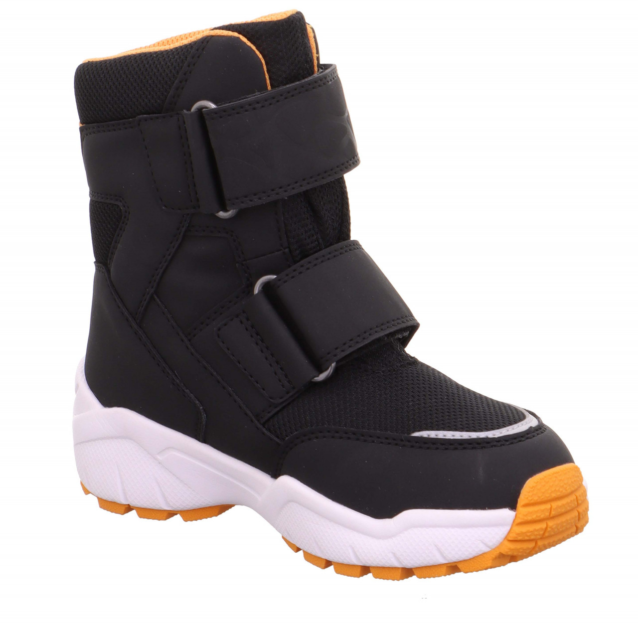 CULUSUK 2.0 - Schwarz/Orange Boots mit Klettverschluss