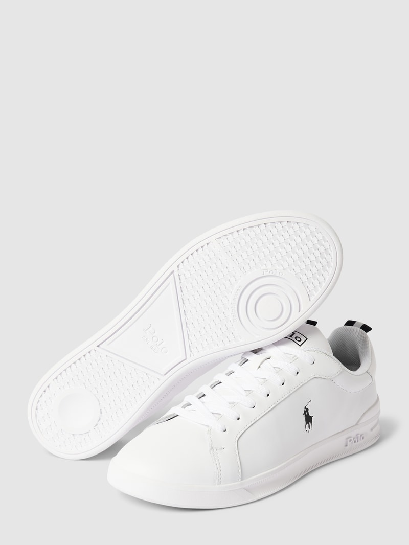 Sneaker mit Label-Details in weiß