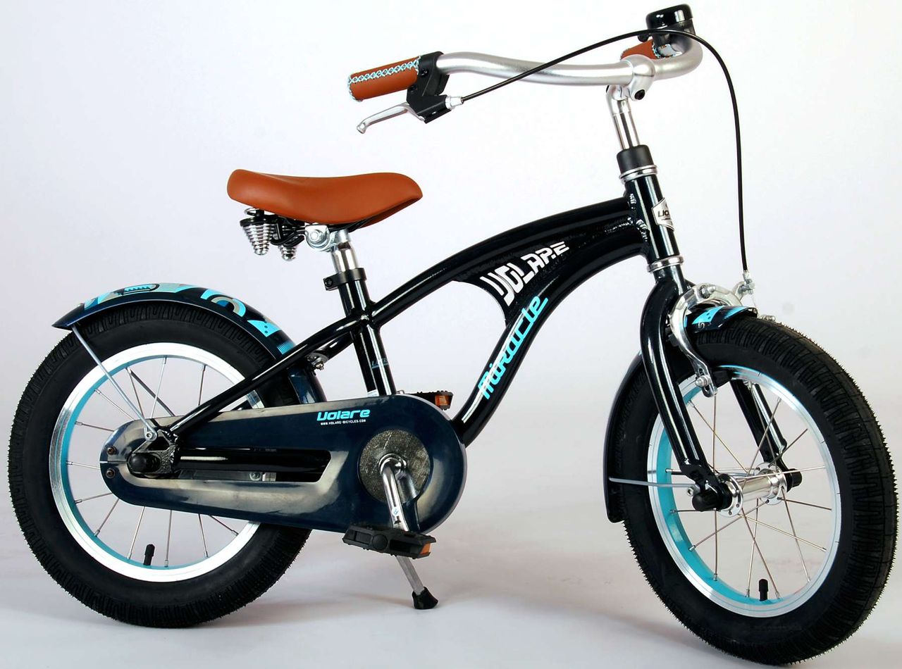 Volare Miracle Cruiser Kinderfahrrad - Jungen - 14 Zoll - Matte Blau - Prime Collection