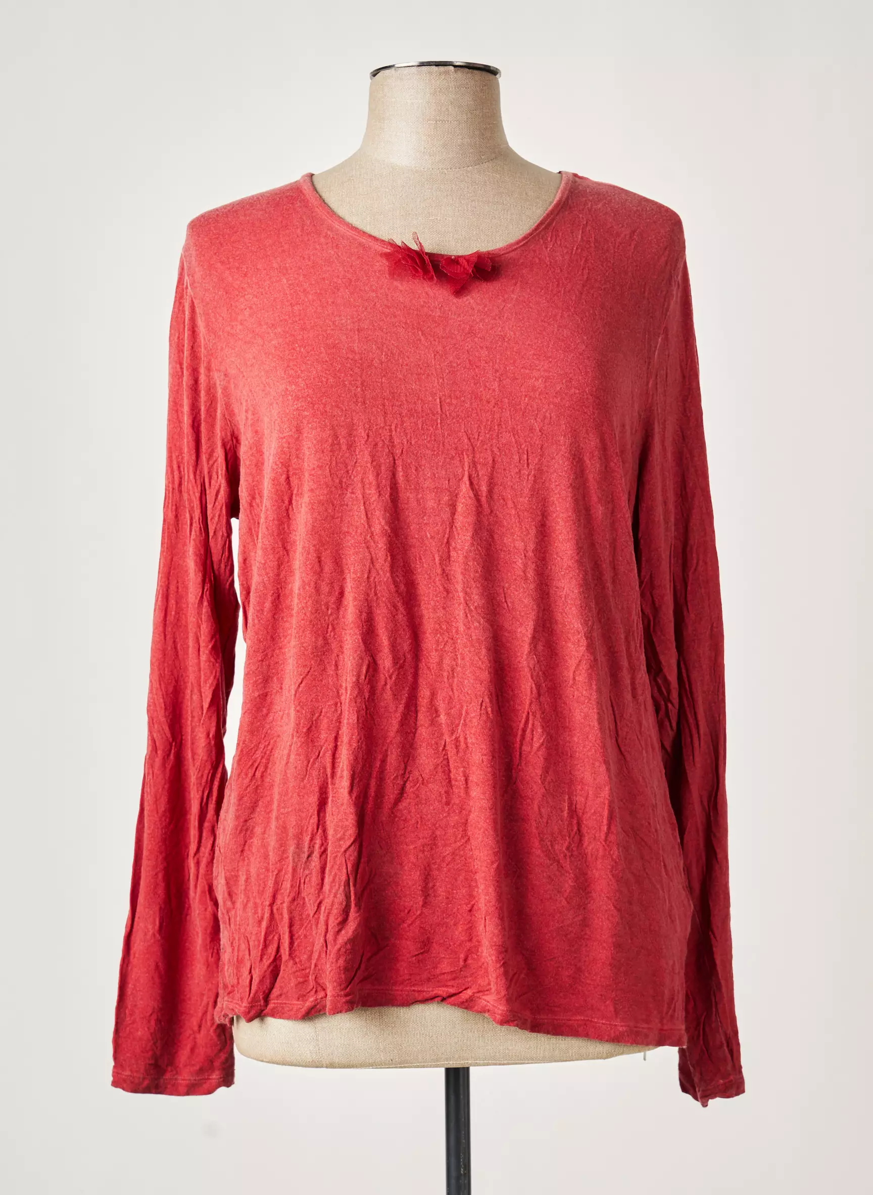 Fred Sabatier Tshirts Femme couleur rouge
