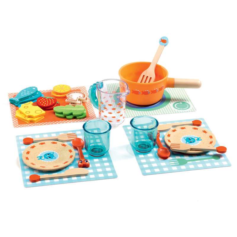 Dinette des petits A table les chats ! Djeco