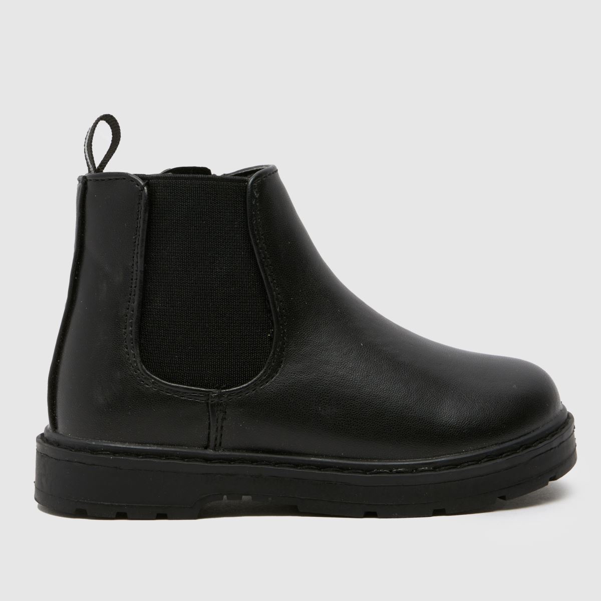 Schuh črni kul chelsea škornji za malčke
