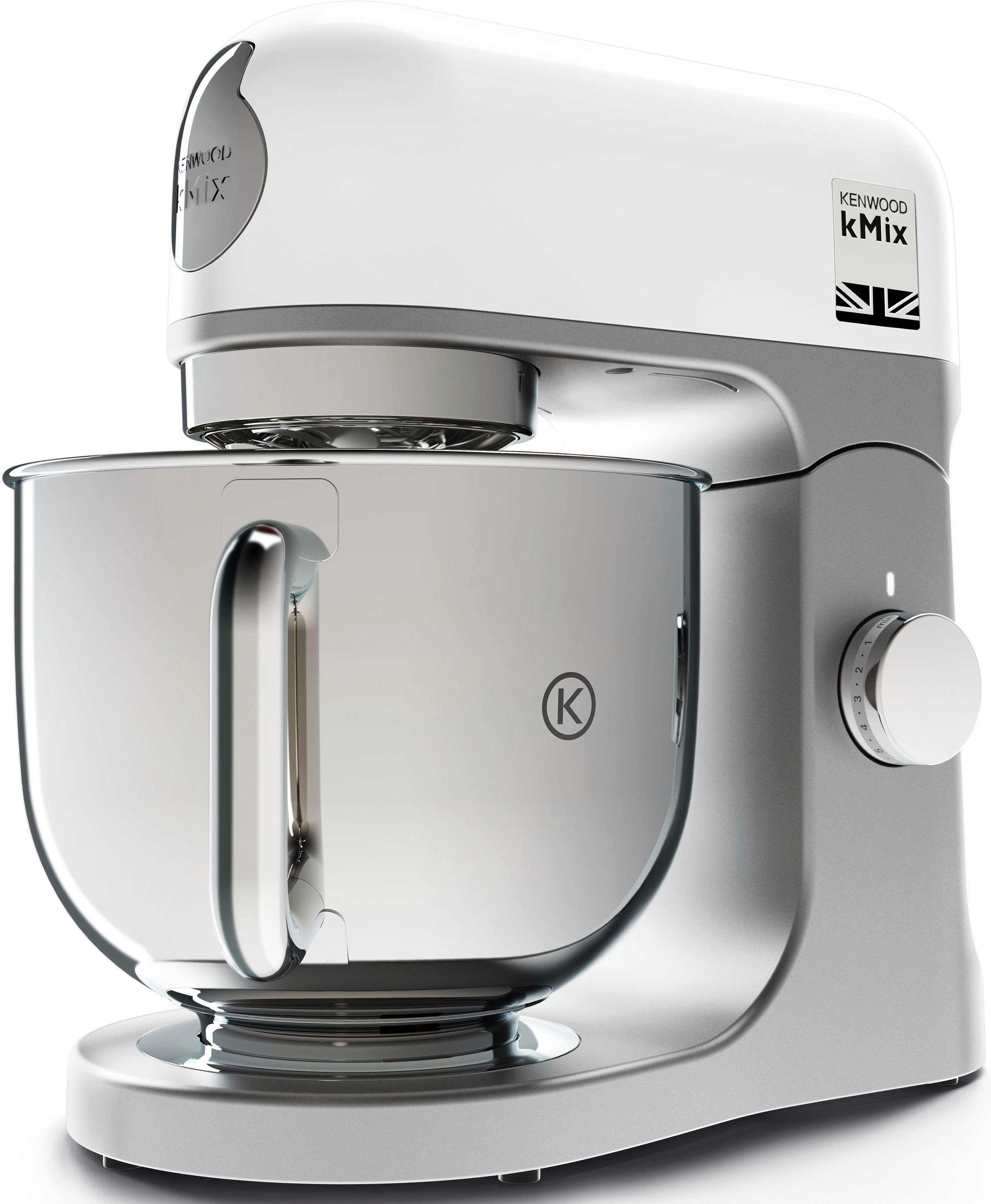 KENWOOD Küchenmaschine kMix KMX 750WH, 1000 W, 5 l Schüssel, inkl. 3-tlg. Patisserie-Set und 5l Schüssel