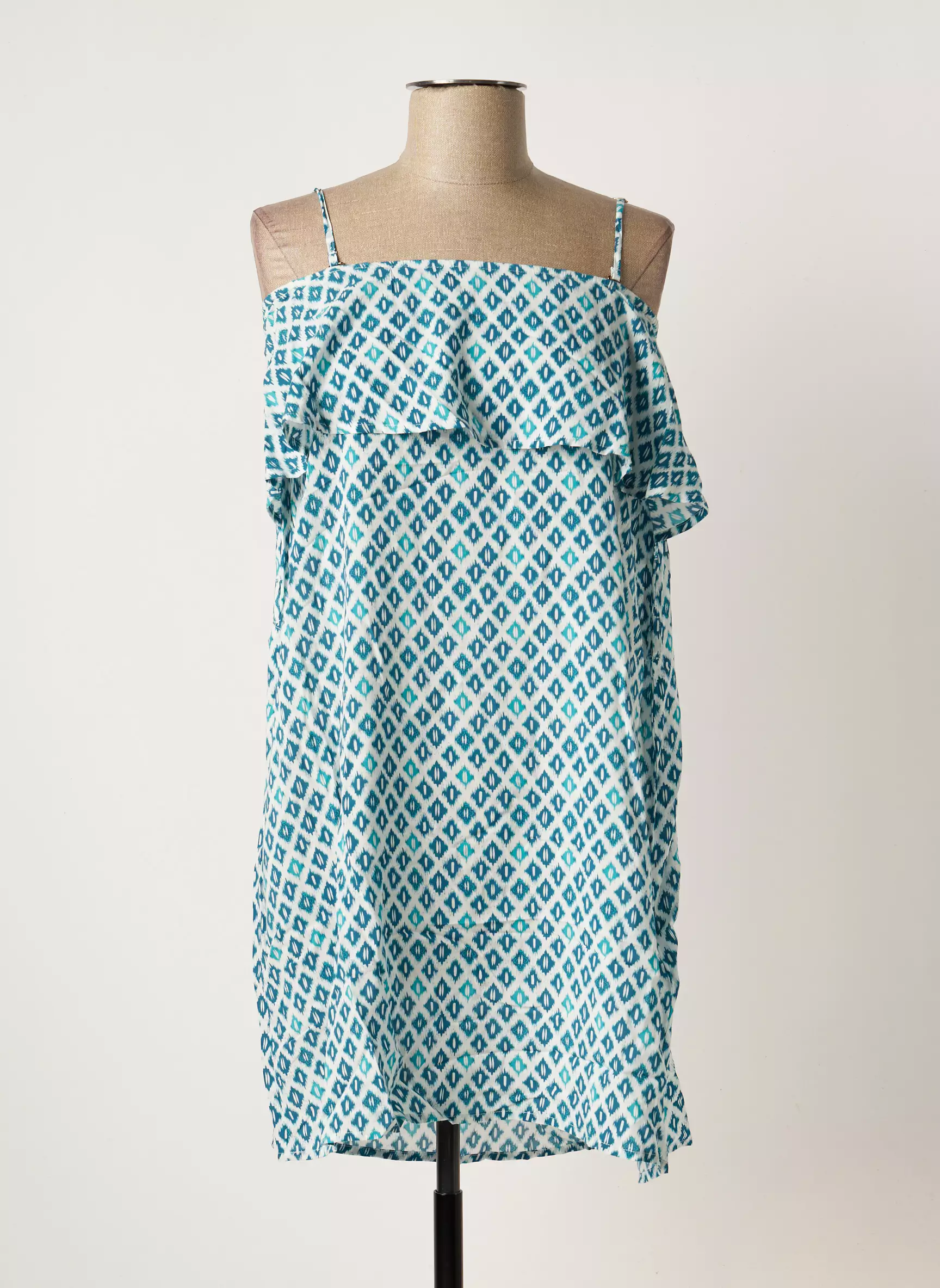 Cache Cache Robes Courtes Femme couleur bleu