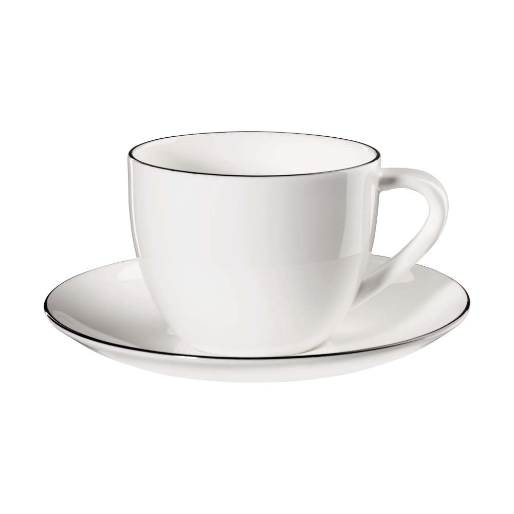 Cappuccinotasse mit Unterer ligne