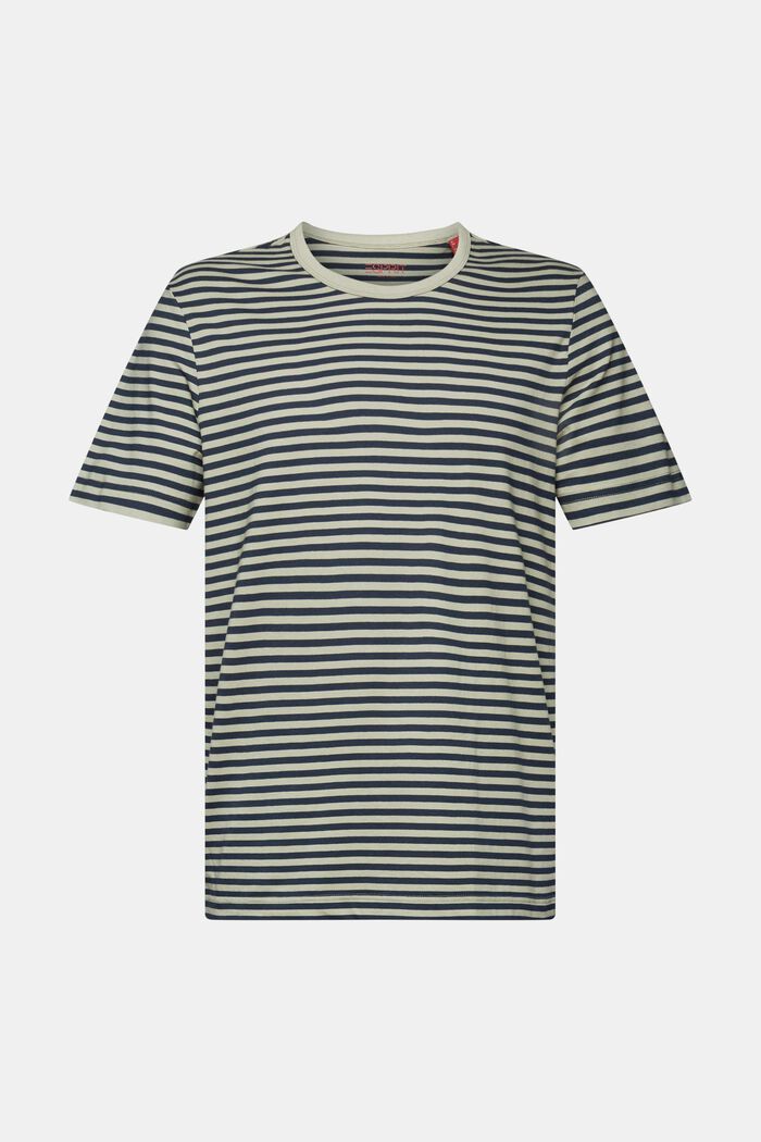 Gestreiftes Jersey T-Shirt, 100 % Baumwolle