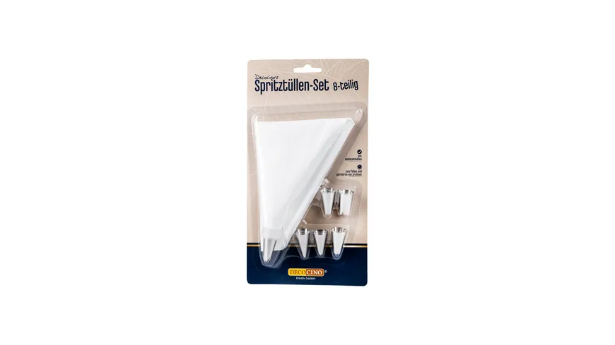 DECOCINO Spritztüllen Set 8tlg