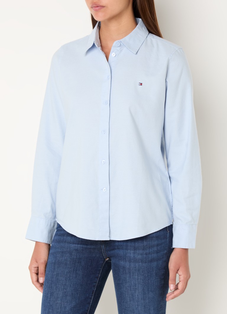Tommy Hilfiger  Blouse met logoborduring