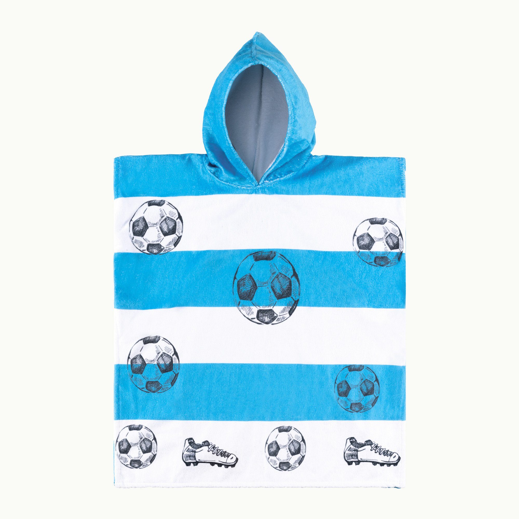 HOMELEVEL Kinderbademantel Kinder und Baby Badeponcho - Poncho Handtuch für Strand Schwimmbad, Baumwolle