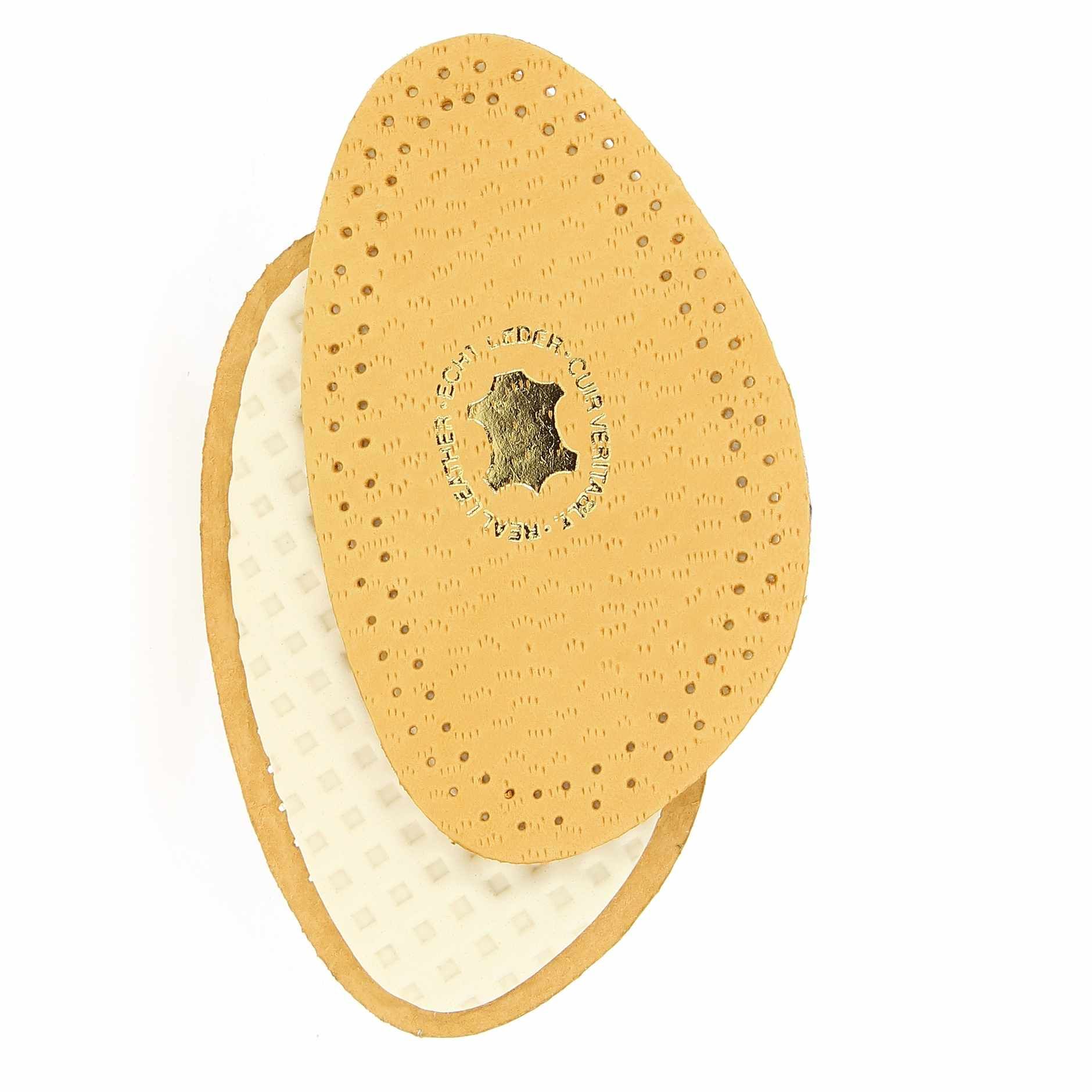 Famaco Demi-semelles en cuir et latex