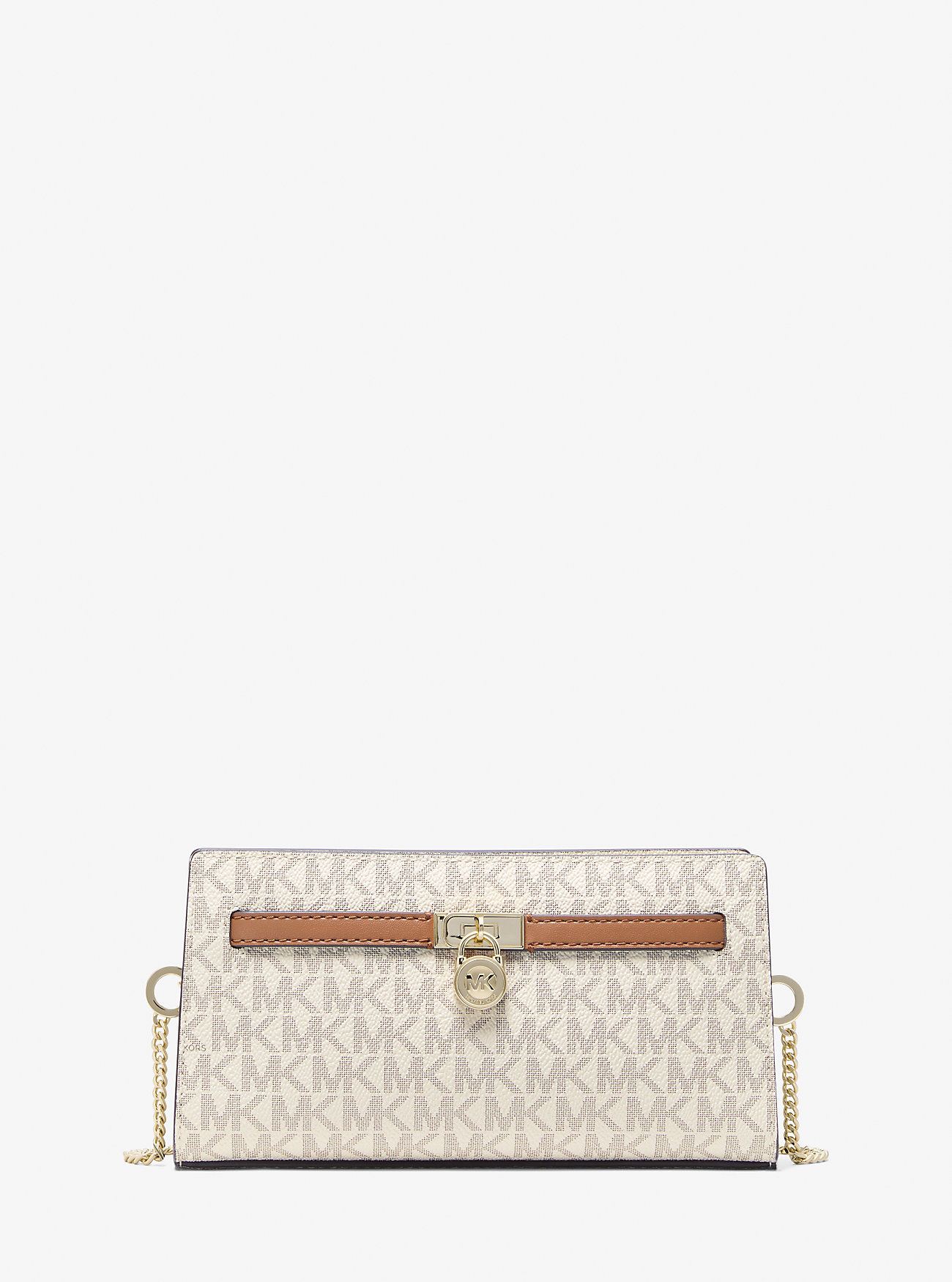 Hamilton Moderne Extra-Small Signature Logo Convertible Crossbody Bag - VANILLA/ACORN