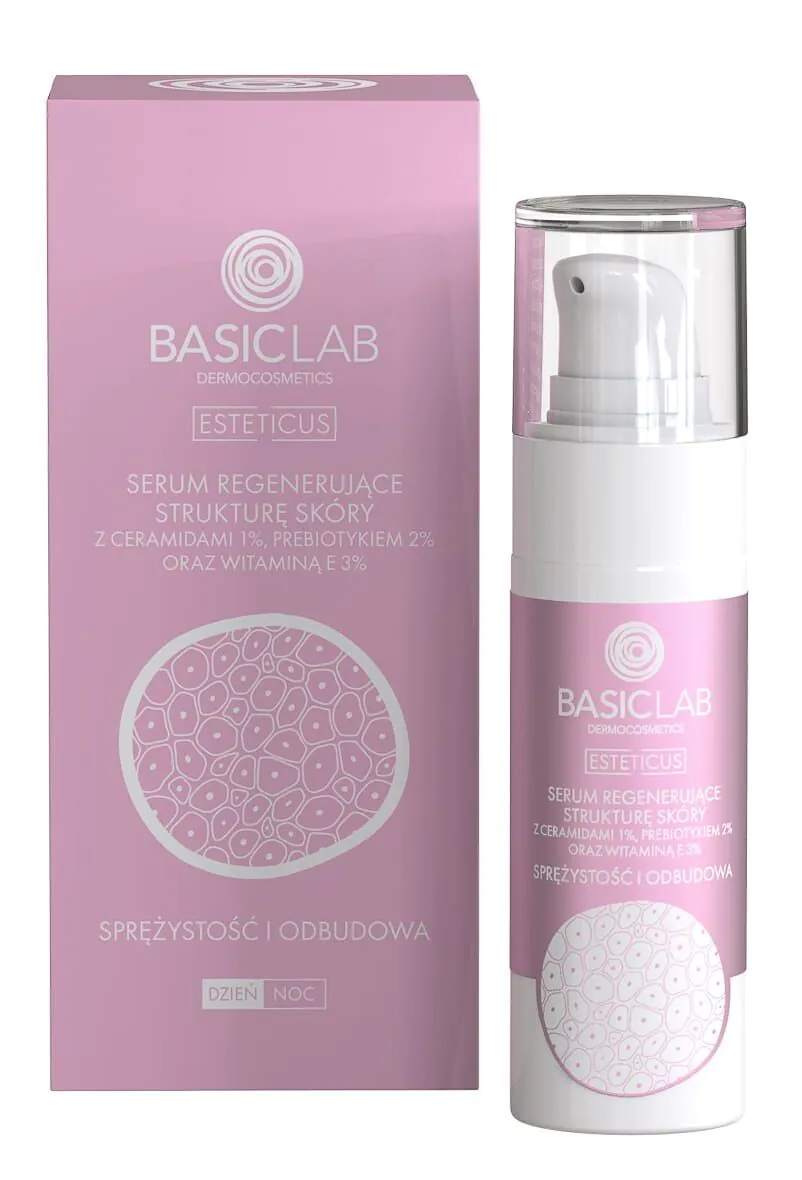 BasicLab Esteticus Regenerating Serum med 1% ceramider og 2% præbiotika