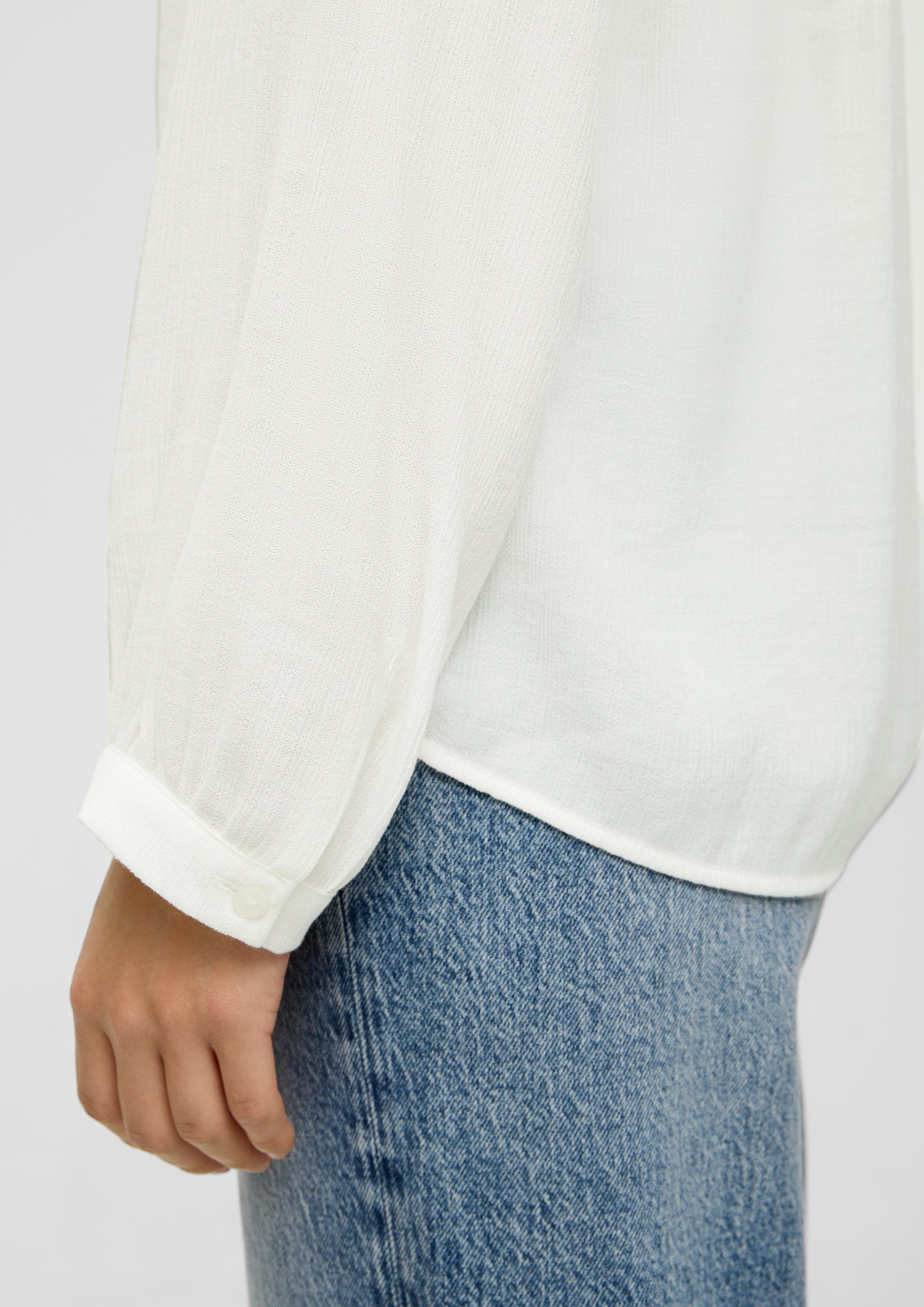Bluse mit gesmokten Details  2135689-0210
