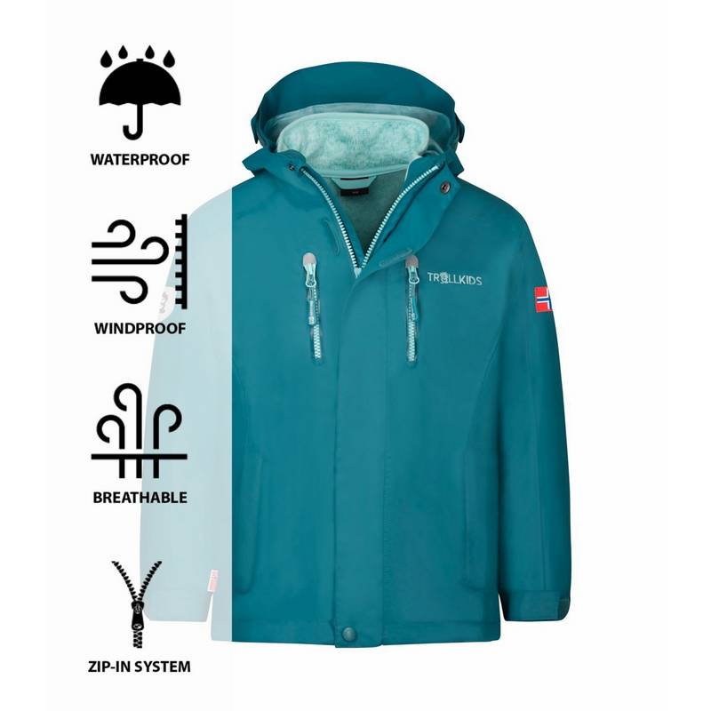 Trollkids Lofoten Doppeljacke Kinder