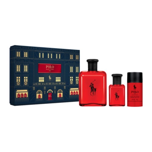 Ralph Lauren piros póló ajándékszett