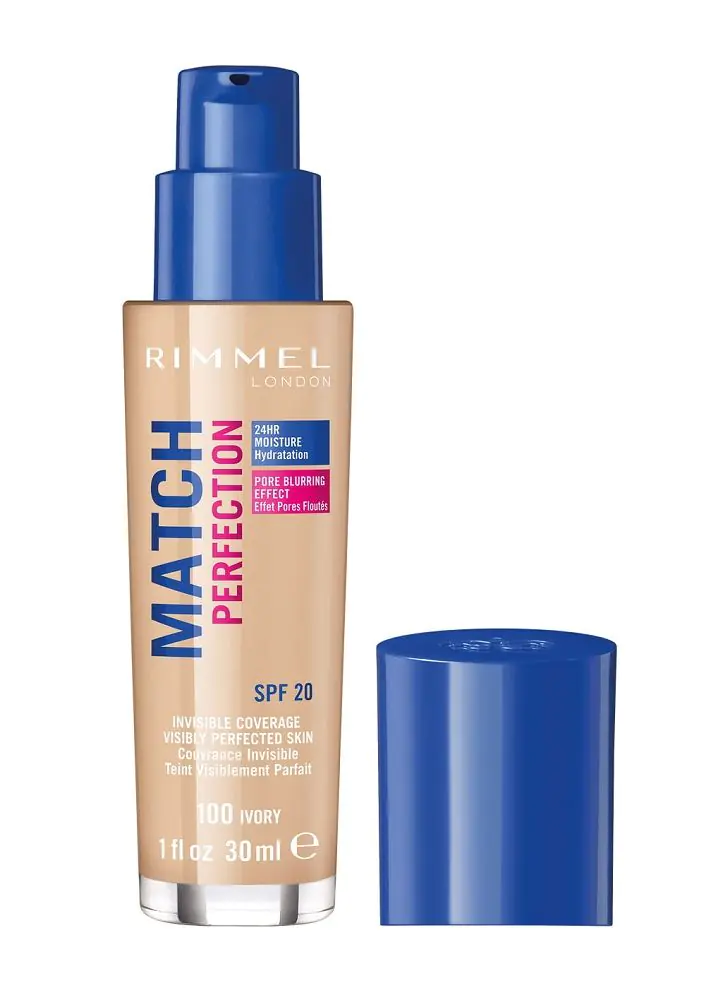 Rimmel Match Perfection tekući puder za lice, 100