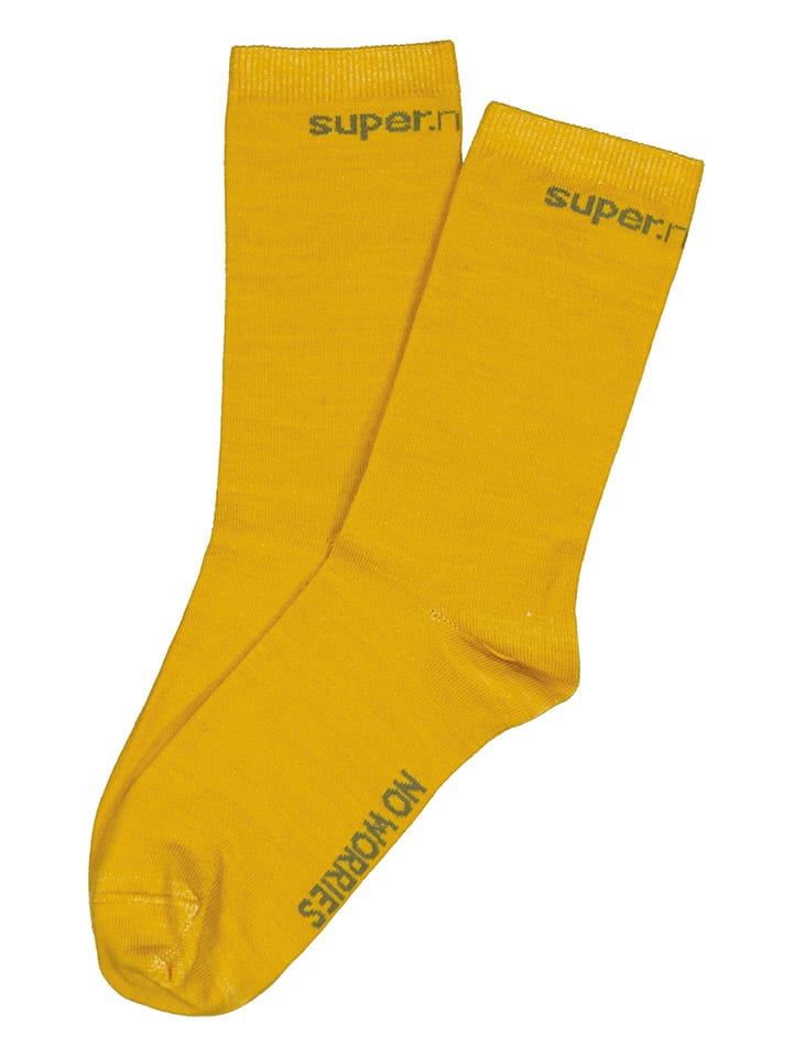 super.natural Socken in Gelb günstig kaufen