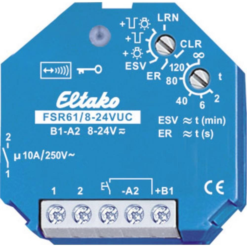 Eltako Funkaktor Stromstoß-Schaltrelais. 1 Schließer Smart-Home-Steuerelement